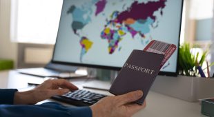 side-view-man-holding-passports